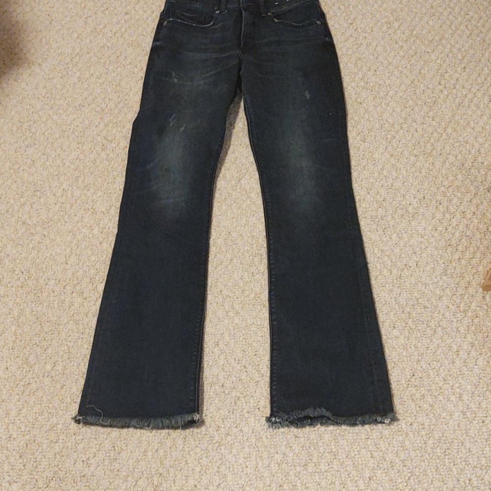 Express frayed bottom jeans size 4R
